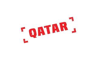 qatar postzegel rubber met grunge stijl Aan wit achtergrond vector