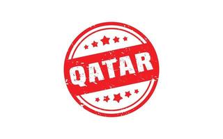 qatar postzegel rubber met grunge stijl Aan wit achtergrond vector