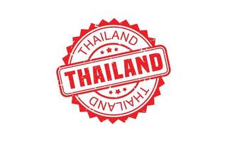 Thailand rubber postzegel met grunge stijl Aan wit achtergrond vector