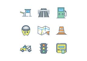 Gratis Road Traffic Icons vector