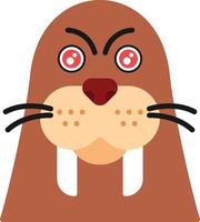 walrus creatief icoon ontwerp vector