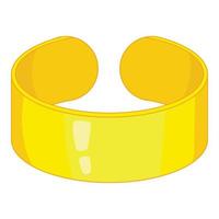 armband icoon, tekenfilm stijl vector