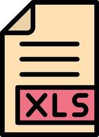 xls vector pictogram ontwerp illustratie