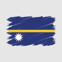 nauru vlag borstel vector