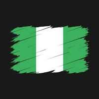 nigeria vlag borstel vector