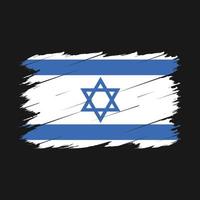 Israëlische vlag borstel vector