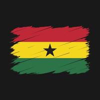 ghana vlag borstel vector