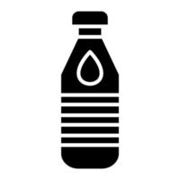 fles glyph icoon vector