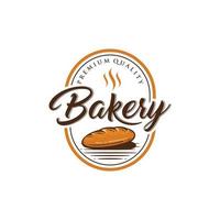 bakkerij logo ontwerp vector