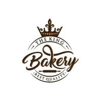 bakkerij logo ontwerp vector