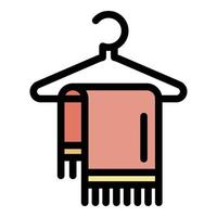 kleren hanger icoon kleur schets vector