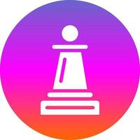 schaak pion vector icoon ontwerp