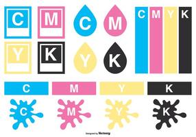 CMYK Vector Elementen Collectie