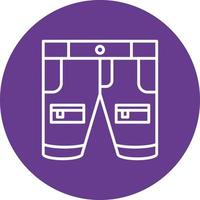 shorts creatief icoon ontwerp vector