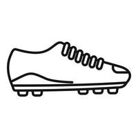 atletisch bagageruimte icoon schets vector. sport schoen vector