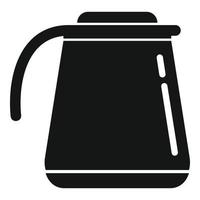 keramisch koffie pot icoon gemakkelijk vector. espresso kop vector