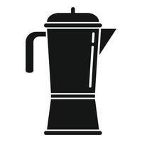 koffie pot icoon gemakkelijk vector. ochtend- Boon vector