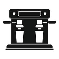 koffie machine icoon gemakkelijk vector. cafe kop vector