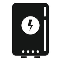 powerbank draadloze in rekening brengen icoon gemakkelijk vector. macht bank vector