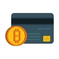 bitcoin cryptocurrency digitale geldsymbolen vector