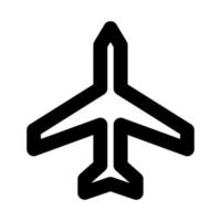 vliegtuig modus pictogram vector