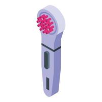 lichaam epilator icoon isometrische vector. huid schoonheid vector