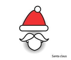 de kerstman claus, vector ontwerp