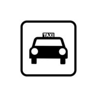 taxi auto icoon vector ontwerp