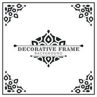 elegante decoratieve frame ontwerp achtergrond vector