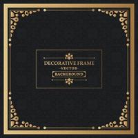 elegante decoratieve frame ontwerp achtergrond vector