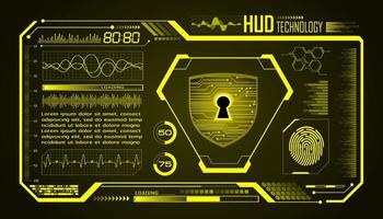 modern hud technologie scherm achtergrond vector