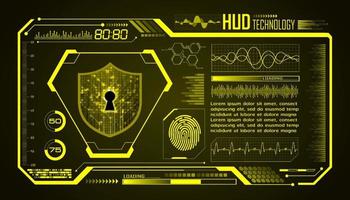 modern hud technologie scherm achtergrond vector