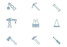 Home and Construction Icon vector