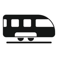 snelheid trein icoon gemakkelijk vector. stad platform vector