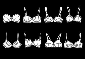 Bustier Vector Pictogrammen