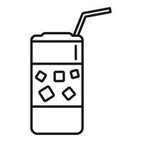 pompoen latte icoon schets vector. kop glas vector