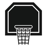 basketbal bord icoon gemakkelijk vector. sport oefening vector