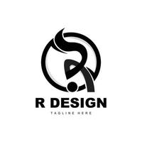 r brief logo, alfabet vector, eerste r Product merk logotype ontwerp vector