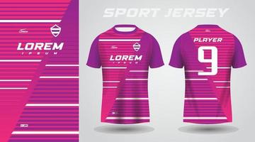 Purper roze sport Jersey ontwerp vector