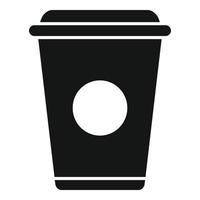 karton koffie kop icoon gemakkelijk vector. eco zak vector