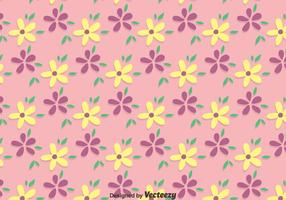 Roze Ditsy Floral Pattern Vector