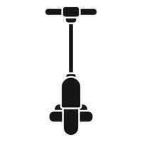 elektrisch scooter icoon gemakkelijk vector. trap vervoer vector