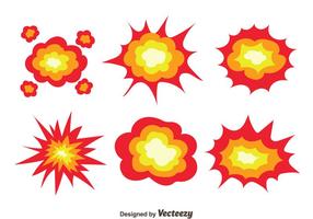 Demolition Explosion Collection Vector