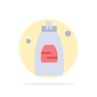 badkamer schoonmaak gel douche zeep abstract cirkel achtergrond vlak kleur icoon vector
