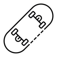 kind skateboard icoon, schets stijl vector
