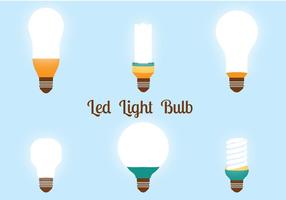Led Lights Bulbs Vector Pack