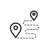 route vector pictogram