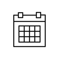 kalender vector pictogram