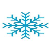 winter sneeuwvlok icoon, isometrische stijl vector