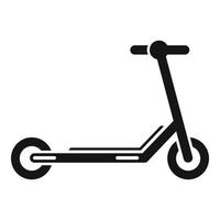 kind elektrisch scooter icoon gemakkelijk vector. fiets vervoer vector